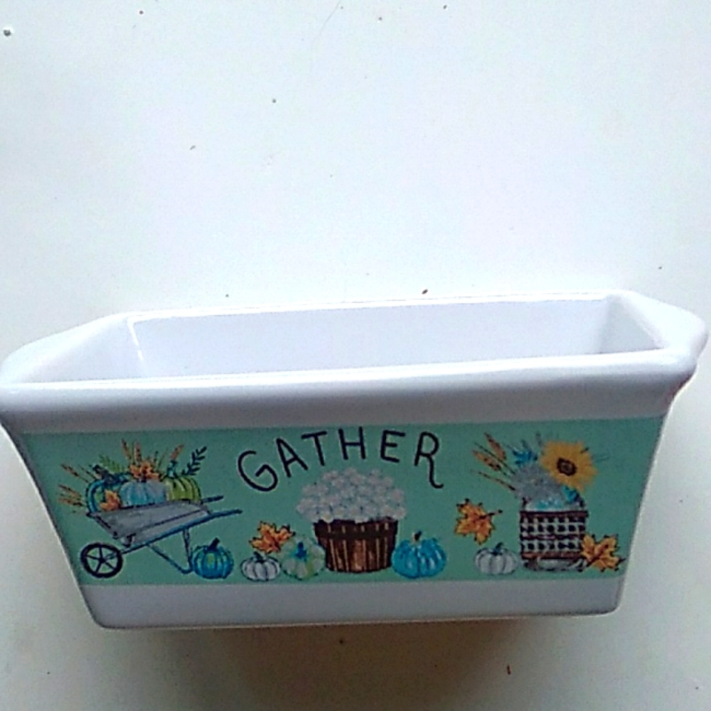 Fall Autumn Gather Floral Mini Loaf Baking Pan